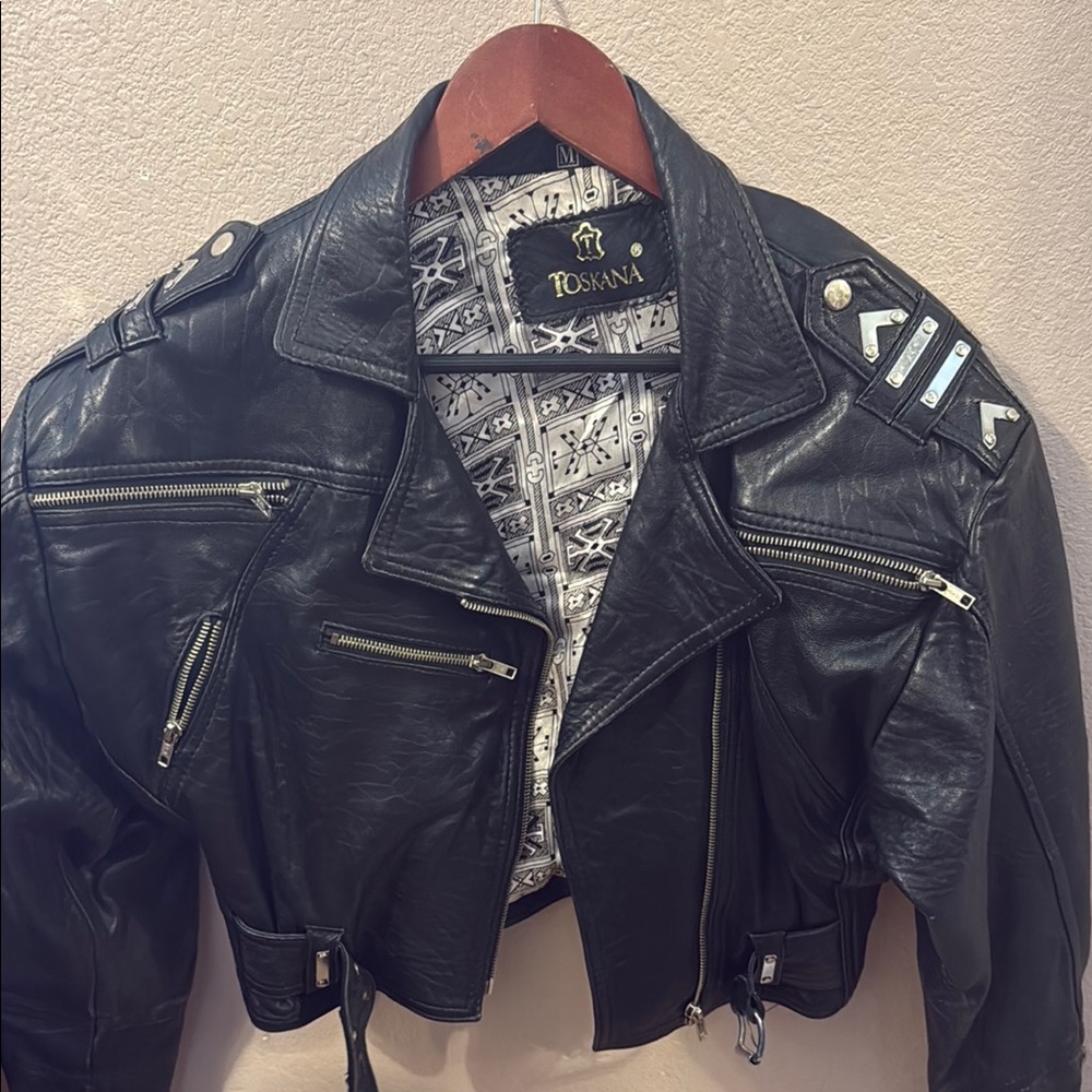Toskana Black Leather Jacket